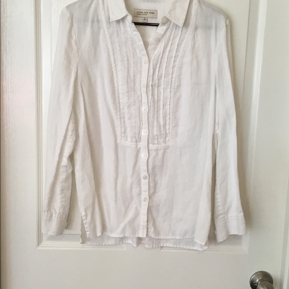 Jones of New York White Blouse